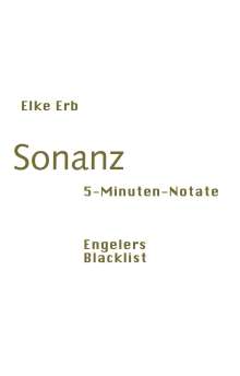Elke Erb: Sonanz, Buch