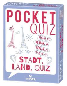 Nicola Berger: Pocket Quiz Stadt, Land, Quiz, Diverse