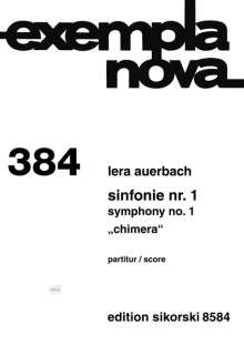 Lera Auerbach: Sinfonie Nr. 1, Noten