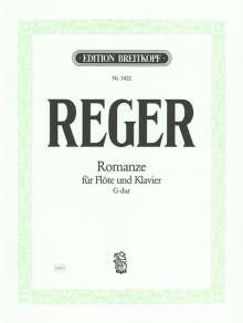 Max Reger: Romanze G-dur, Noten