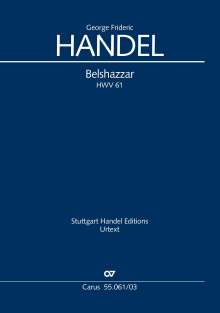 Händel, G: Belshazzar (Klavierauszug), Buch