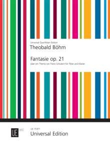Theobald Böhm: Fantasie über ein Thema von Schubert für Flöte und Klavier op. 21, Noten