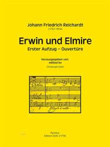 Johann Friedrich Reichardt: Ouvertüre zu "Erwin und Elmire" für Orchester, Noten