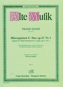Franz Danzi: Quintett G-Dur op. 67/1, Noten