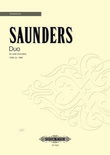 Rebecca Saunders: Duo for violin and piano (1996), Noten
