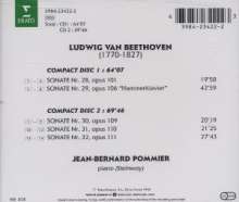 Jean-Bernard Pommier: Beethoven - Sonatas 28-, 2 CDs