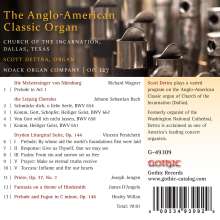 Scott Dettra - The Anglo-American Classic Organ, CD