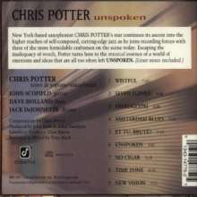 Chris Potter (geb. 1971): Unspoken, CD