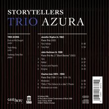 "Storytellers Trio Azura" zeigt Musiker und Werke der Komponisten Jennifer Higdon, John Harbison und Charles Ives.