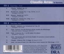 Claudio Arrau,Klavier, 2 CDs