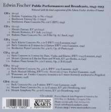 Edwin Fischer - Public Performances &amp; Broadcasts, 6 CDs