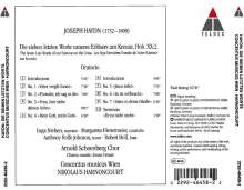 Joseph Haydn (1732-1809): Die sieben letzten Worte unseres Erlösers (Oratorium), CD