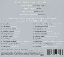 Concerto Zapico Vol.2  - Spanish Baroque Dance Music, CD