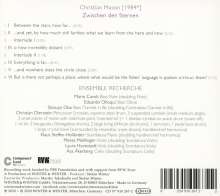 Christian Mason (geb. 1984): Werke "Zwischen den Sternen", CD