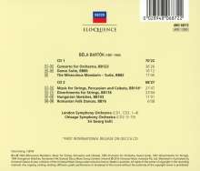 Bela Bartok (1881-1945): Konzert für Orchester, 2 CDs
