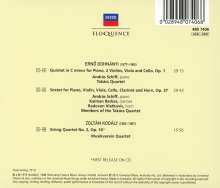 Ernst von Dohnanyi (1877-1960): Klavierquintett Nr.1 c-moll op.1, CD