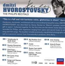Dmitri Hvorostovsky - The Philips Recitals, 11 CDs