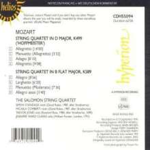 Wolfgang Amadeus Mozart (1756-1791): Streichquartette Nr.20 &amp; 22, CD