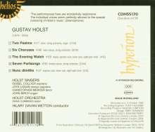 Gustav Holst (1874-1934): Chorwerke, CD