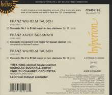 Franz Wilhelm Tausch (1762-1817): Konzerte für 2 Klarinetten &amp; Orchester op.26 &amp; 27, CD