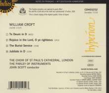 William Croft (1678-1727): Geistliche Werke, CD