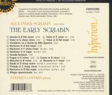 Alexander Scriabin (1872-1915): Frühe Klavierwerke, CD