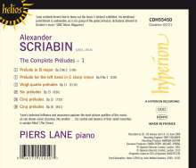 Alexander Scriabin (1872-1915): Preludes Vol.1, CD