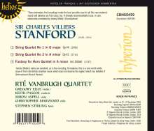 Charles Villiers Stanford (1852-1924): Streichquartette Nr.1 &amp; 2, CD