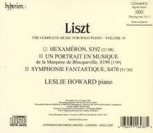 Franz Liszt (1811-1886): Sämtliche Klavierwerke Vol.10, CD