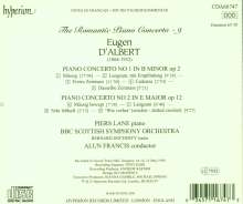 Eugen D'Albert (1864-1932): Klavierkonzerte Nr.1 &amp; 2, CD
