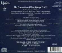 Music for the Coronation of King George II (1727), 2 CDs