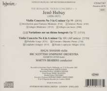 Jenö Hubay (1858-1937): Violinkonzerte Nr.3 &amp; 4, CD