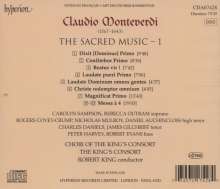 Claudio Monteverdi (1567-1643): Geistliche Musik Vol.1, CD