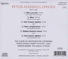 Peter Maxwell Davies (1934-2016): Messe für Chor &amp; 2 Orgeln, CD