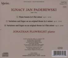 Ignaz Paderewski (1860-1941): Klaviersonate op.21, CD