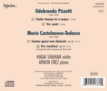Ildebrando Pizzetti (1880-1968): Violinsonate A-Dur, CD