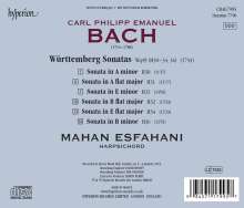 Carl Philipp Emanuel Bach (1714-1788): Cembalosonaten Wq.49 Nr.1-6 "Württembergische", CD