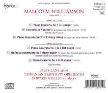 Malcolm Williamson (1931-2003): Die Klavierkonzerte, 2 CDs