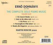 Ernst von Dohnanyi (1877-1960): Klavierwerke Vol.4, CD