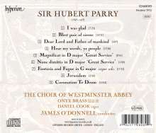 Hubert Parry (1848-1918): Chorwerke, CD