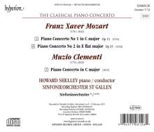 Franz Xaver Mozart (1791-1844): Klavierkonzerte Nr.1 C-Dur op.14 &amp; Nr.2 Es-Dur op.25, CD