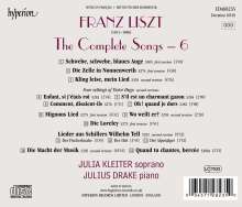 Franz Liszt (1811-1886): Sämtliche Lieder Vol.6, CD