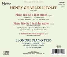 Henry Litolff (1818-1891): Klaviertrios Nr.1 d-moll &amp; Nr.2 Es-Dur, CD