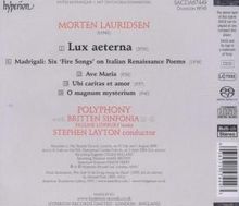 Morten Lauridsen (geb. 1943): Lux Aeterna, Super Audio CD