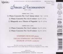 Sergej Rachmaninoff (1873-1943): Klavierkonzerte Nr.1-4, 2 Super Audio CDs