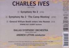 Charles Ives (1874-1954): Symphonien Nr.2 &amp; 3, Super Audio CD