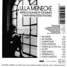 Ulla Meinecke: Wenn schon nicht für immer, dann wenigstens für ewig..., CD
