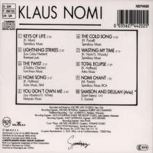 Klaus Nomi: Klaus Nomi, CD