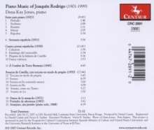 Joaquin Rodrigo (1901-1999): Klavierwerke, CD