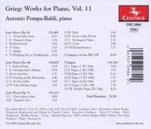 Edvard Grieg (1843-1907): Klavierwerke Vol.11, CD